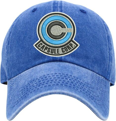 ALLNTRENDS Capsule Corp Washed Pigment Dyed Baseball Cap in Saudi Arabia
