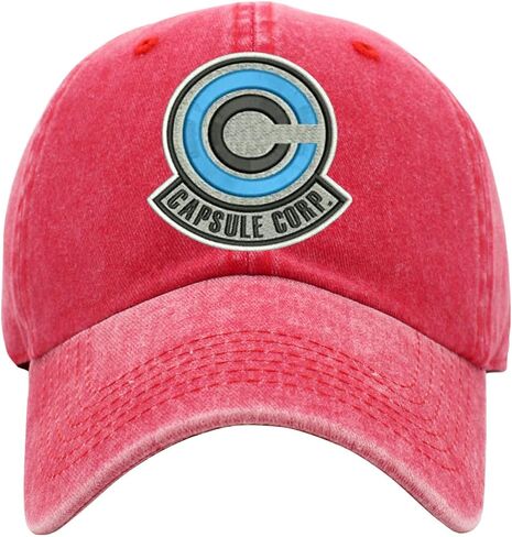 ALLNTRENDS Capsule Corp Washed Pigment Dyed Baseball Cap in Saudi Arabia