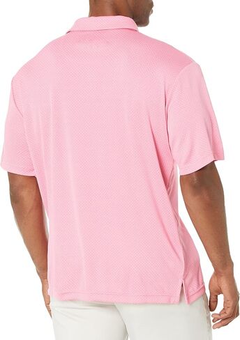PGA TOUR Men's Ss Micro Geo Jacquard with Self Collar in Saudi Arabia