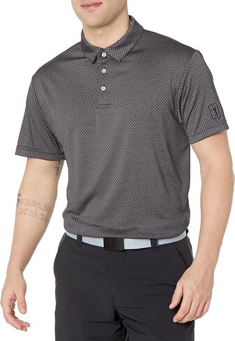 PGA TOUR Men's Ss Micro Geo Jacquard with Self Collar in Saudi Arabia