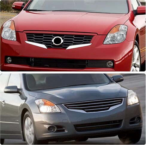 DWVO Headlight Assembly Compatible with 07 08 09 Altima 4-Door Sedan 2007 2008 2009 Black Housing with Amber Reflector Clear Lens in Saudi Arabia