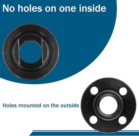 3 Set Angle Grinder Flange Nut 5/8 Inch Inner Outer Flange Lock Nut Compatible with Black & Decker Dewalt Ryobi Milwaukee Makita 224399-1 193465-4 224568-4 Parts in Saudi Arabia