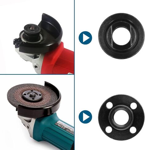 3 Set Angle Grinder Flange Nut 5/8 Inch Inner Outer Flange Lock Nut Compatible with Black & Decker Dewalt Ryobi Milwaukee Makita 224399-1 193465-4 224568-4 Parts in Saudi Arabia