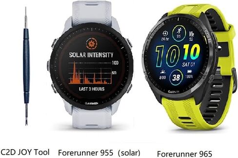حزام إطلاق سريع متوافق مع Garmin Forerunner 955 (Solar)/965 وApproach S62/S70 وApproach S62/S70 وحزام ساعة بديل أيضًا لـ 945 LTE/745 - حزام من السيليكون in Kuwait