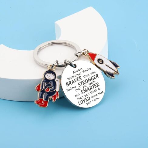 BNQL Astronaut Rocket Ship Keychain Gifts Space Lover Gifts Outer Space Gifts Astronaut Gift Keychain Spacemen Keyring in Saudi Arabia