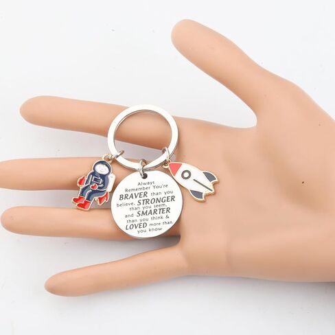 BNQL Astronaut Rocket Ship Keychain Gifts Space Lover Gifts Outer Space Gifts Astronaut Gift Keychain Spacemen Keyring in Saudi Arabia