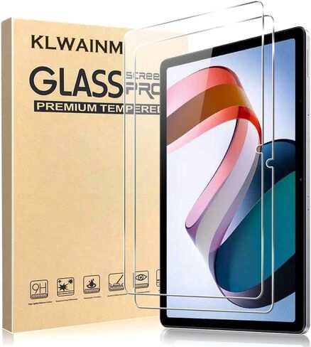 [عبوة من قطعتين] واقي شاشة من الزجاج المقسى للكمبيوتر اللوحي Xiaomi Redmi Pad 2022 مقاس 10.61 بوصة مع طبقة حماية شفافة خالية من الفقاعات 2.5D 9H مضادة للخدش وشفافة عالية الدقة in Kuwait