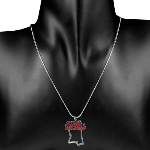 Siskiyou NCAA unisex-adult State Charm Necklace in Saudi Arabia