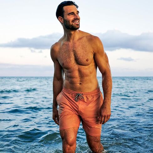 Free Fly Andros Men's Swim Trunks - UPF 50+ Sun Protection with Adjustable Fit, 7 Inch Inseam Swimming Shorts for Men in Saudi Arabia