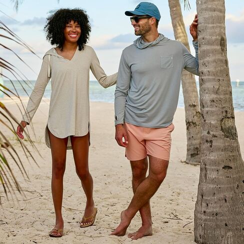 Free Fly Andros Men's Swim Trunks - UPF 50+ Sun Protection with Adjustable Fit, 7 Inch Inseam Swimming Shorts for Men in Saudi Arabia
