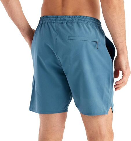 Free Fly Andros Men's Swim Trunks - UPF 50+ Sun Protection with Adjustable Fit, 7 Inch Inseam Swimming Shorts for Men in Saudi Arabia
