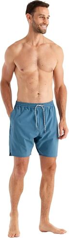 Free Fly Andros Men's Swim Trunks - UPF 50+ Sun Protection with Adjustable Fit, 7 Inch Inseam Swimming Shorts for Men in Saudi Arabia
