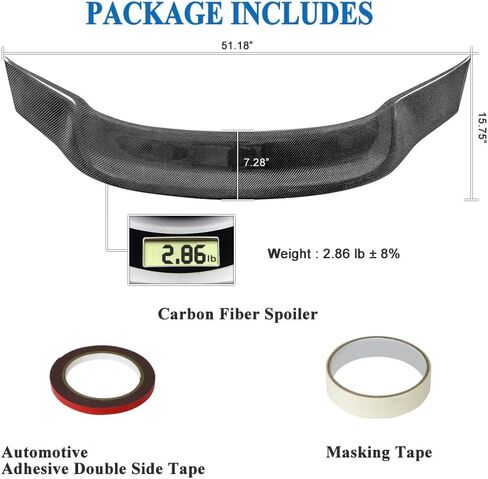 AeroBon Real Carbon Fiber Trunk Trunk متوافق مع 2015-2021 Mercedes C Class W205 Sedan (A Style) in Kuwait