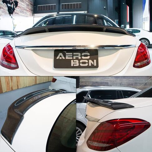 AeroBon Real Carbon Fiber Trunk Trunk متوافق مع 2015-2021 Mercedes C Class W205 Sedan (A Style) in Kuwait