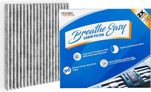 Spearhead Odor Defense Breathe Easy Cabin Filter | Fits 2001-05 IS300, 1999-03 RX300, 2001-07 Highlander Like OEM | Up to 25% Longer Lasting w/Activated Carbon (BE-138) in Saudi Arabia