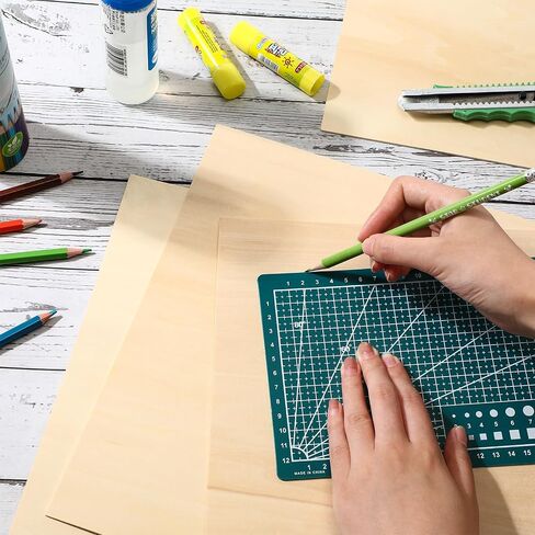 10 Sheets Balsa Wood Sheets 12 x 20 x 1/16 Inch Basswood Sheets for Crafts Plywood Sheets Unfinished Wooden Boards Rectangular Wood Planks for DIY Models Projects Drawing Laser Cutting in Saudi Arabia