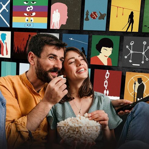 Movie Night Scratch Off Cards – Gifts for Movie Lovers Gifts – Couples Gift Ideas, Movie Night Gift Ideas, Movie Night Supplies, Movie Night Indecision - Gifts for Him, Boyfriend, Husband Gifts Ideas in Saudi Arabia