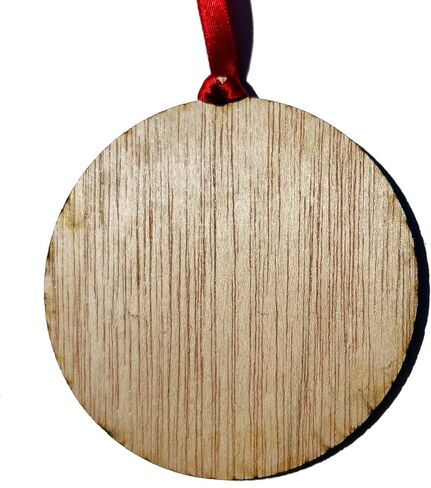 First Christmas as a Family of Three 3 Ornament 2023 Dated - Stocking Stuffer - New Baby Gift - Mother Father - Farmhouse Wood Rustic - New Parents - with Gift Box (Family of 3-2023) in Saudi Arabia