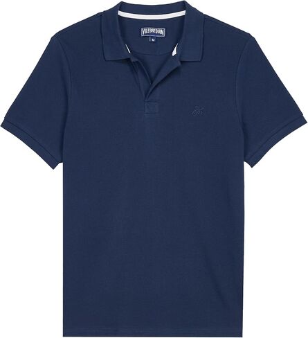 Vilebrequin Men Organic Cotton Pique Polo Shirt Solid in Kuwait
