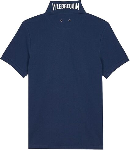 Vilebrequin Men Organic Cotton Pique Polo Shirt Solid in Kuwait