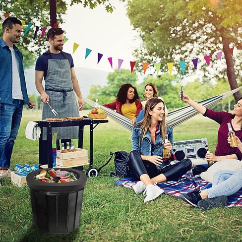 Portable Toilet for Camping, Portable Camping Toilet, Extra Large Potty Travel Toilet for Adults and Kids,Camping, Car, Travel, Outdoor, Hiking, Beach,Camping,Tent in Kuwait