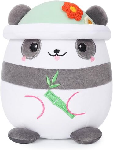 AIXINI Cute Pink Cat Plush Pillow 8" Kitten Stuffed Animal, Soft Kawaii Cat Plushie with Hat Outfit Costume Gift in Saudi Arabia