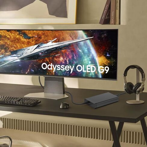 شاحن محول تيار متردد 220 وات لهاتف Samsung Odyssey 49 بوصة OLED G9 G93SC G95SC S49CG932S S49CG934 S49CG954S S49CG950 S49CG932SN S49CG934N LS49CG932SNXZA LS49CG934SUXEN سلك إمداد الطاقة لشاشة الألعاب المنحنية in Saudi Arabia