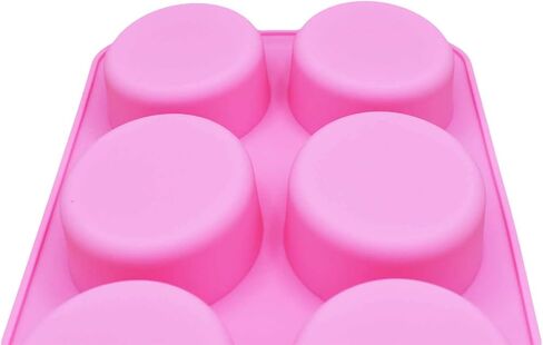 2 عبوة من قوالب الصابون البيضاوية، 6 قوالب صابون سيليكون تجاويف، قوالب صنع الصابون المنزلية الصنع قوالب خبز الشوكولاتة in Kuwait