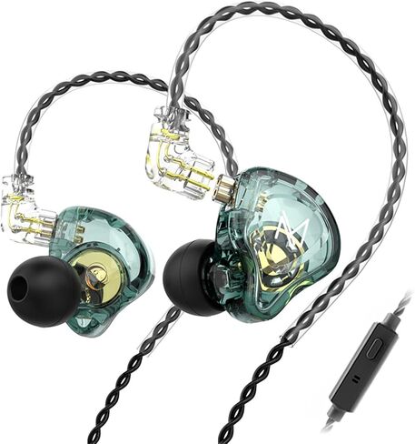 TRN MT1 in-Ear Earphone HiFi in-Ear Earphone Earbud with New 10mm Composite Magnetic Dynamic Driver in Ear Monitor Earbuds with Detachable C Pin 0.75MM Cable9(Type-c,Green) … in Saudi Arabia