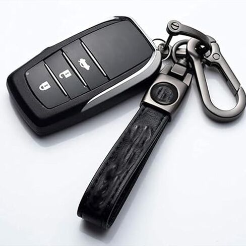Genuine Leather Car Keychain Keyring Accessories Compatible with Volvo Keychain Series Car Keychains Family Present for Man and Woman in Kuwait