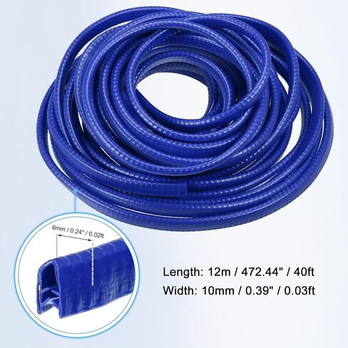 X AUTOHAUX 20ft U Shape Rubber Car Door Edge Guard Trim Multifunctional Seal Strip Protection for Car Truck ATV Boat No Glue Black in Saudi Arabia