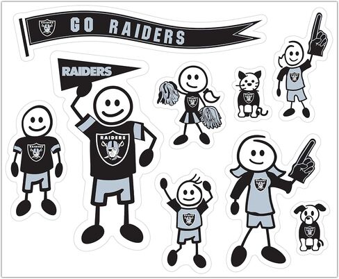 Siskiyou Sports NFL Large Family Decal Set in Saudi Arabia