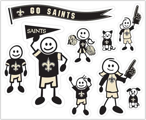 Siskiyou Sports NFL Large Family Decal Set in Saudi Arabia