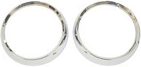 Omix-Ada | 12419.04 | Headlight Bezel Kit, Chrome | OE Reference: 5460087K | Fits 1972-1986 Jeep CJ in Saudi Arabia