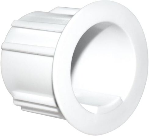 مجموعة قابض ظل دوار 50 مم، قطع غيار بديلة، وزن القابض الأقصى تحميل 10 كجم (22 رطل)، زوج واحد، أبيض in Kuwait