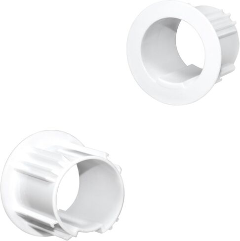 مجموعة قابض ظل دوار 50 مم، قطع غيار بديلة، وزن القابض الأقصى تحميل 10 كجم (22 رطل)، زوج واحد، أبيض in Kuwait