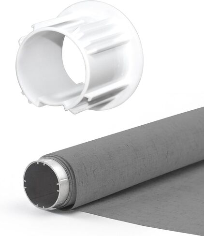 مجموعة قابض ظل دوار 50 مم، قطع غيار بديلة، وزن القابض الأقصى تحميل 10 كجم (22 رطل)، زوج واحد، أبيض in Kuwait