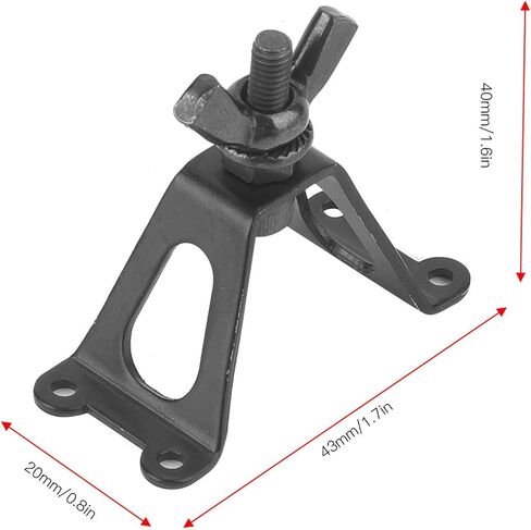 RC Car Spare Wheel Rack, 1/10 Simulation,RC Rear Spare Tyre Tire Bracket Wheel Holder DIY RC Car Accessory Fit for SCX10 D90 RC Crawler Car in Saudi Arabia