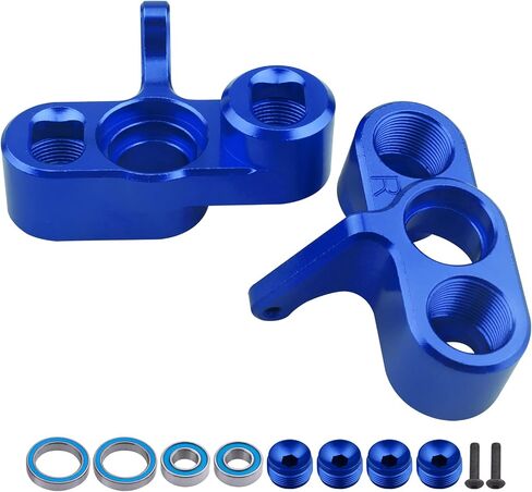 كتل توجيه أمامية من الألومنيوم لـ 1/8 ARRMA Typhon Senton 6S، 1/7 Infraction Limitless Mojave 6S BLX ترقيات، تحل محل AR330187 (أحمر) in Kuwait