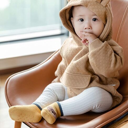 6 Pairs Baby Anti Slip Non Skid Low Cut Socks No-Show Infant Cotton Cartoon Warm Slippers Floor Boat Ankle Socks in Saudi Arabia