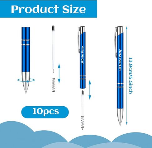 Chris.W 10pcs Cute Accountant Pens, Be Audit You Can Be Funny Accountant Gifts, Ballpoint Pens for Friends, Writing Ball Pens for CPA, Accounting Firm Pens, Graduation Gift (10) in Saudi Arabia