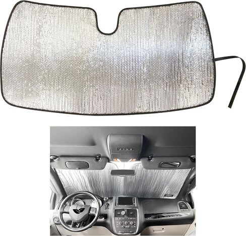 Side Window Rear Seat 2nd Row Sunshade Custom Fit for 2011 2012 2013 2014 2015 2016 2017 2018 2019 2020 Dodge Grand Caravan Minivan, UV Sun Protection Accessories (2pcs) - Made in USA in Saudi Arabia