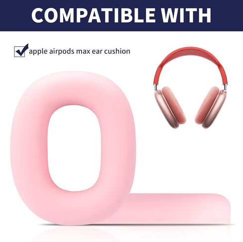 واقي وسائد الأذن من السيليكون، متوافق مع وسادة الأذن AirPods Max (أبيض) in Saudi Arabia