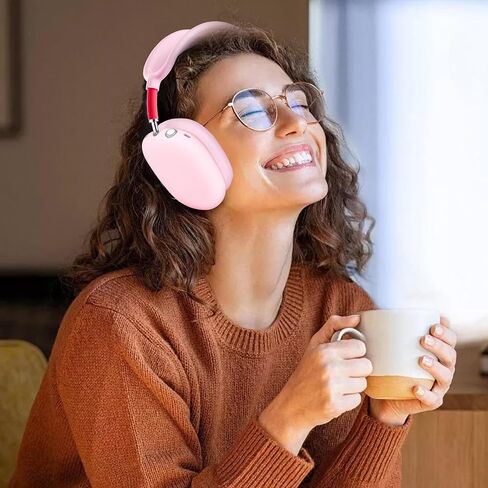 Soft Case Cover for AirPods Max Headphones, Airpods Max Ear Cup Covers/Ear Pad Case Cover/Headband Cover/Max Headband Pad,Accessories Silicone Skin Protector for Apple AirPods Max （Black Suit） in Saudi Arabia