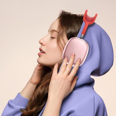 Soft Case Cover for AirPods Max Headphones, Airpods Max Ear Cup Covers/Ear Pad Case Cover/Headband Cover/Max Headband Pad,Accessories Silicone Skin Protector for Apple AirPods Max （Black Suit） in Saudi Arabia