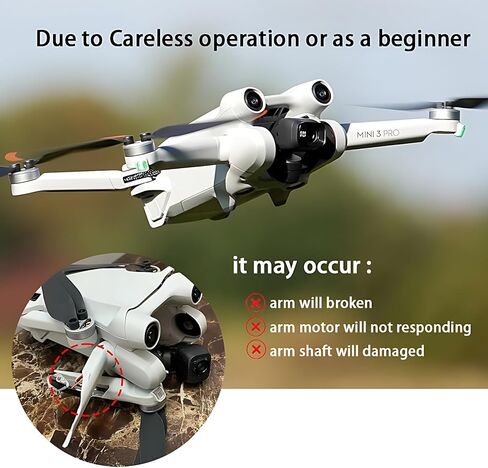 استبدال غطاء الذراع الأمامي الأيمن OEM لـ Dji Mini 3 Pro Drone أجزاء إصلاح الذراع اليمنى بدون محرك الذراع in Kuwait