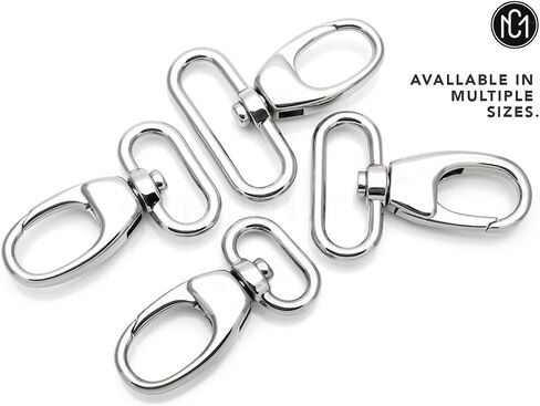 CRAFTMEMORE 2pcs Fat Swivel Snap Hook Metal Push Gate Lobster Clasps for Purse Bag Sewing Accessories SC34 (1 1/2 Inches, Brushed Brass) in Saudi Arabia