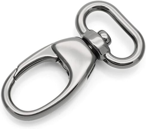 CRAFTMEMORE 2pcs Fat Swivel Snap Hook Metal Push Gate Lobster Clasps for Purse Bag Sewing Accessories SC34 (1 1/2 Inches, Brushed Brass) in Saudi Arabia