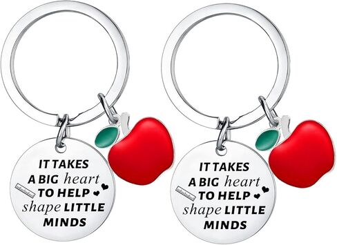 2PCs Teacher Appreciation Gifts Teacher Gifts Keyring Thank You Gift For Teachers Teacher's Day Gifts in Saudi Arabia