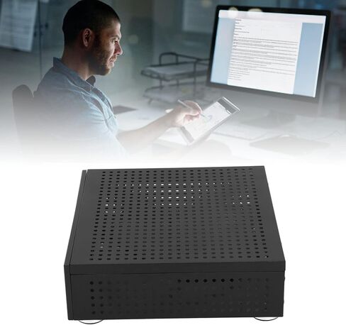 حافظة كمبيوتر مكتبي، حافظة HTPC صغيرة الحجم رائعة مع تبديد حرارة رائع لمحطات الخدمة الذاتية للكمبيوتر الفيديو المنزلي in Saudi Arabia